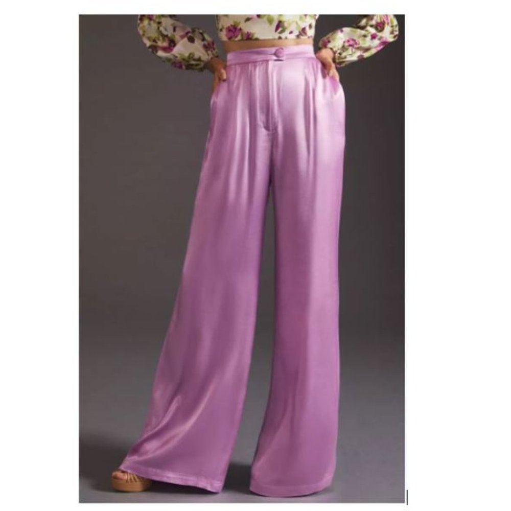 Corey Lynn Calter Petra Trousers in Rose from Anthropologie - Size Large - NWT - Picture 5 of 8